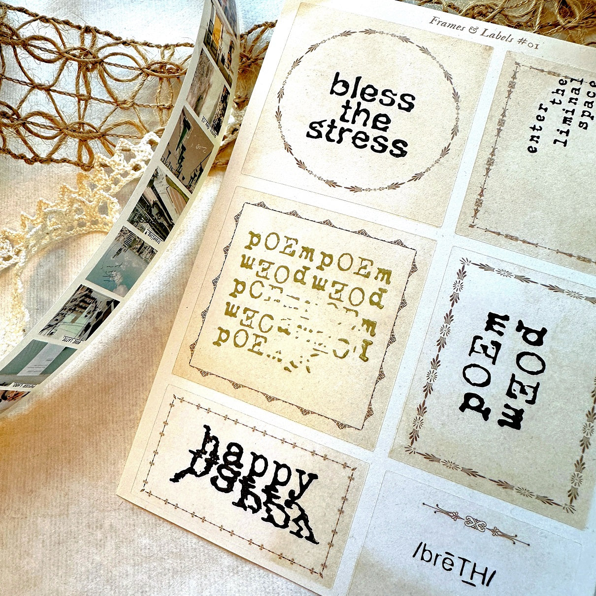 TAOthings Studio - Breathe rubber stamps