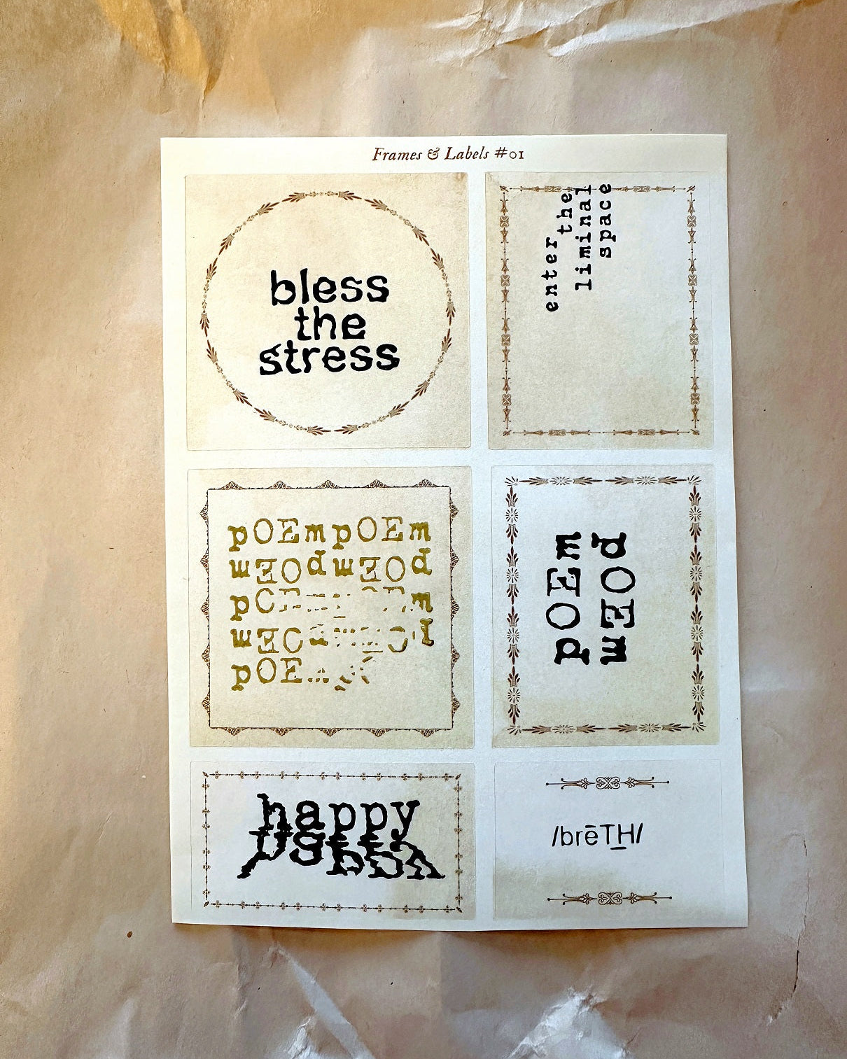 TAOthings Studio - The Shadow rubber stamp