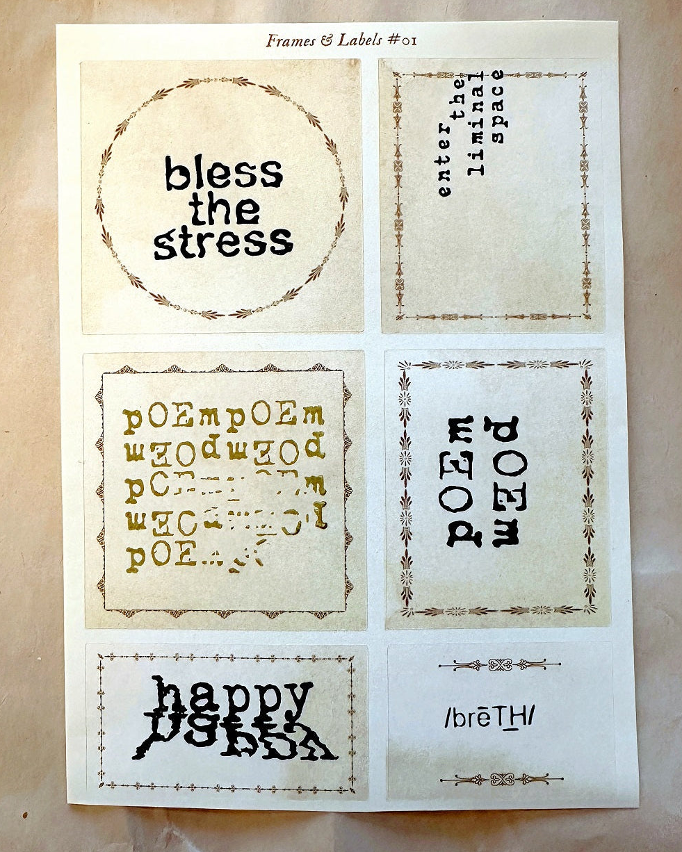 TAOthings Studio - Breathe rubber stamps