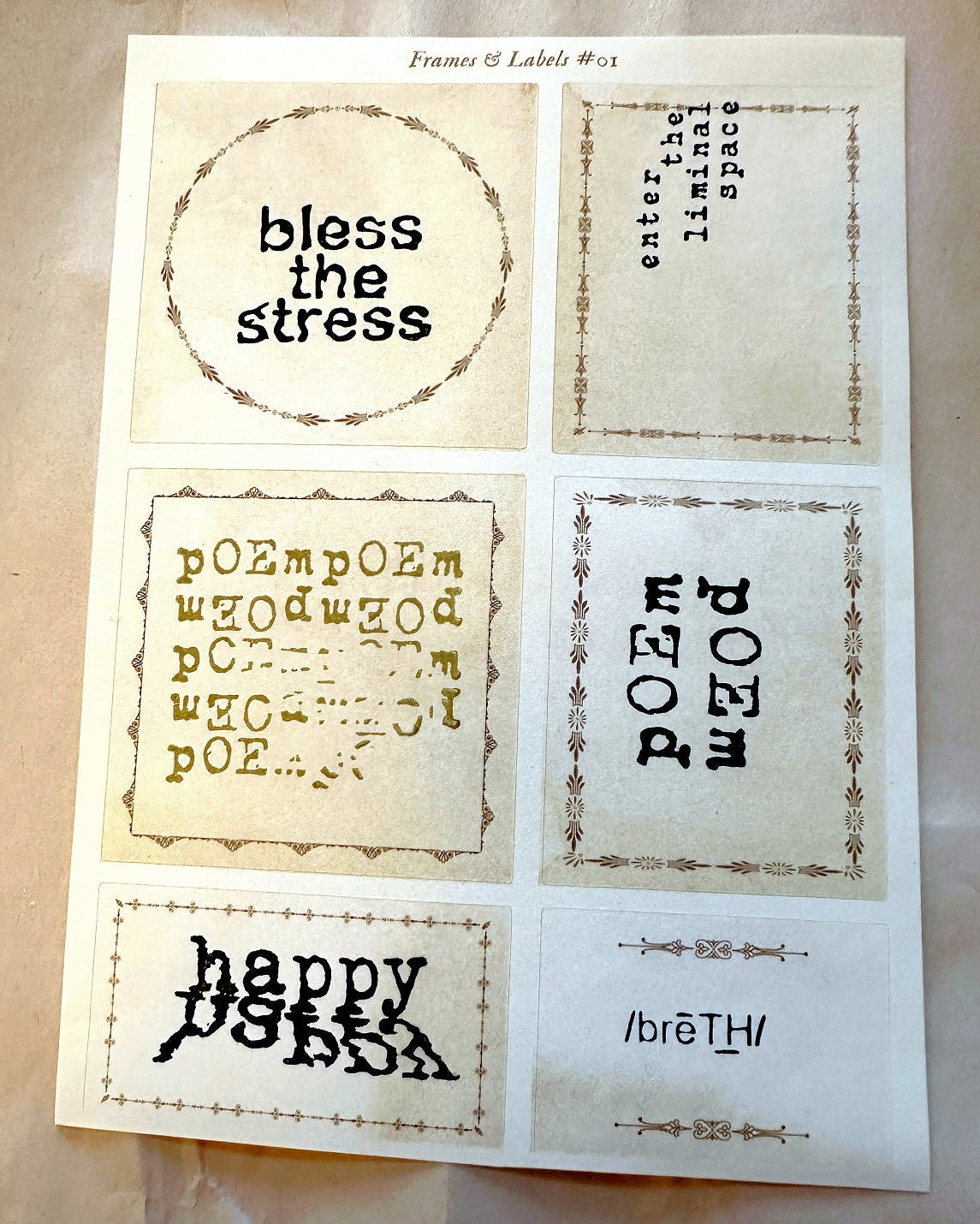 TAOthings Studio - The Shadow rubber stamp