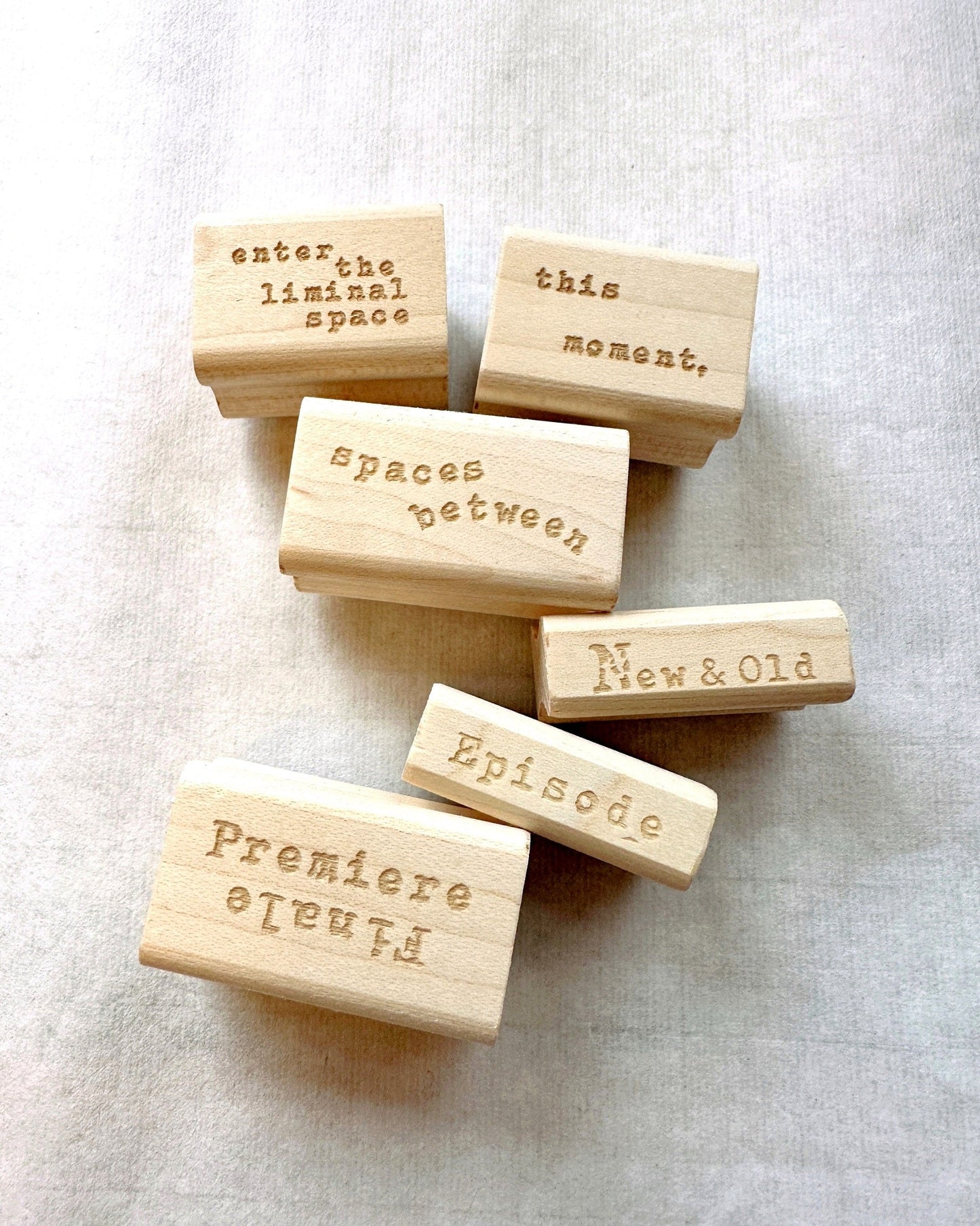 TAOthings Studio - Premiere/Finale & Episode rubber stamps (for beginnings, endings, and in betweens)