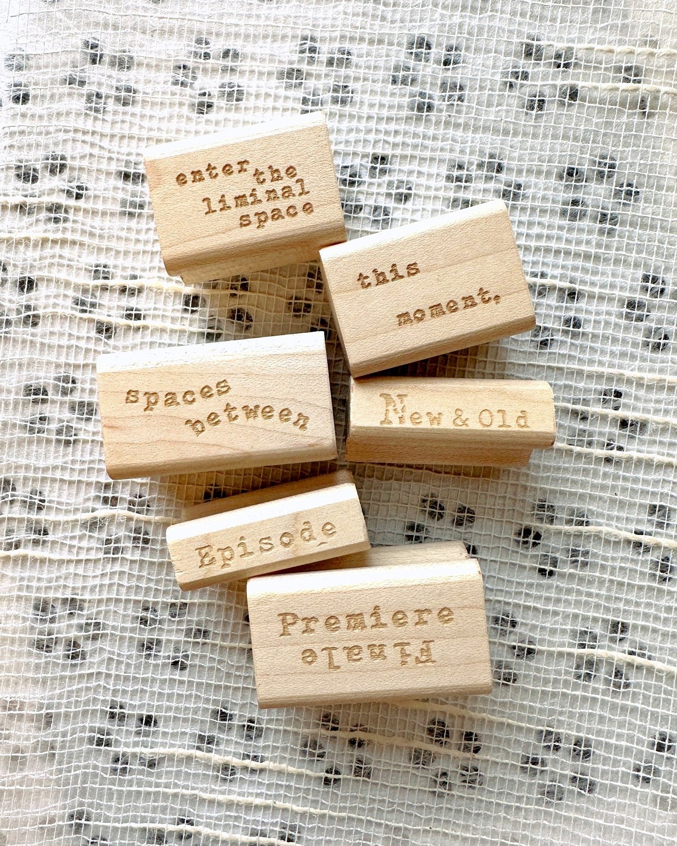 TAOthings Studio - Premiere/Finale & Episode rubber stamps (for beginnings, endings, and in betweens)