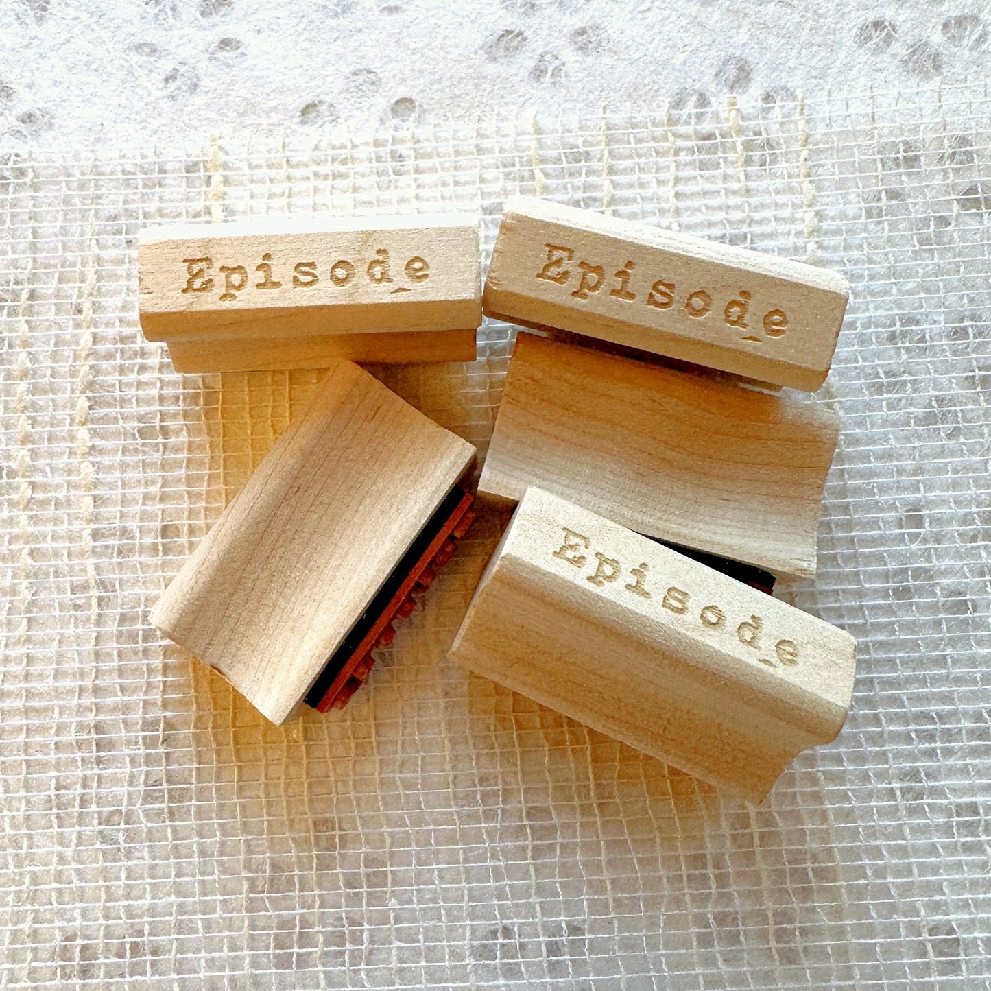 TAOthings Studio - Premiere/Finale & Episode rubber stamps (for beginnings, endings, and in betweens)