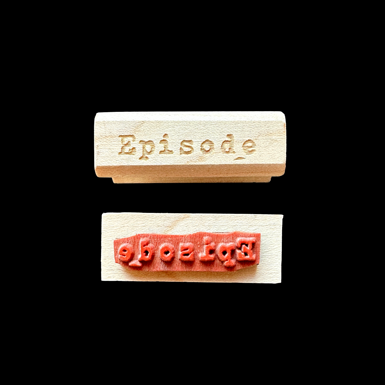 TAOthings Studio - Premiere/Finale & Episode rubber stamps (for beginnings, endings, and in betweens)