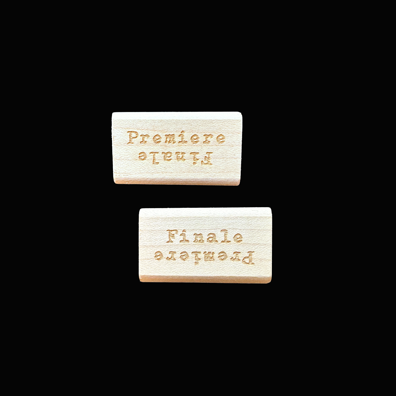 TAOthings Studio - Premiere/Finale & Episode rubber stamps (for beginnings, endings, and in betweens)