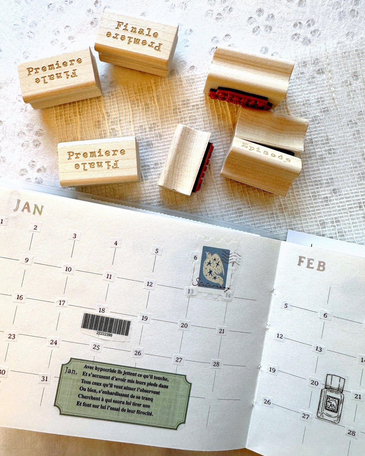 TAOthings Studio - Premiere/Finale & Episode rubber stamps (for beginnings, endings, and in betweens)