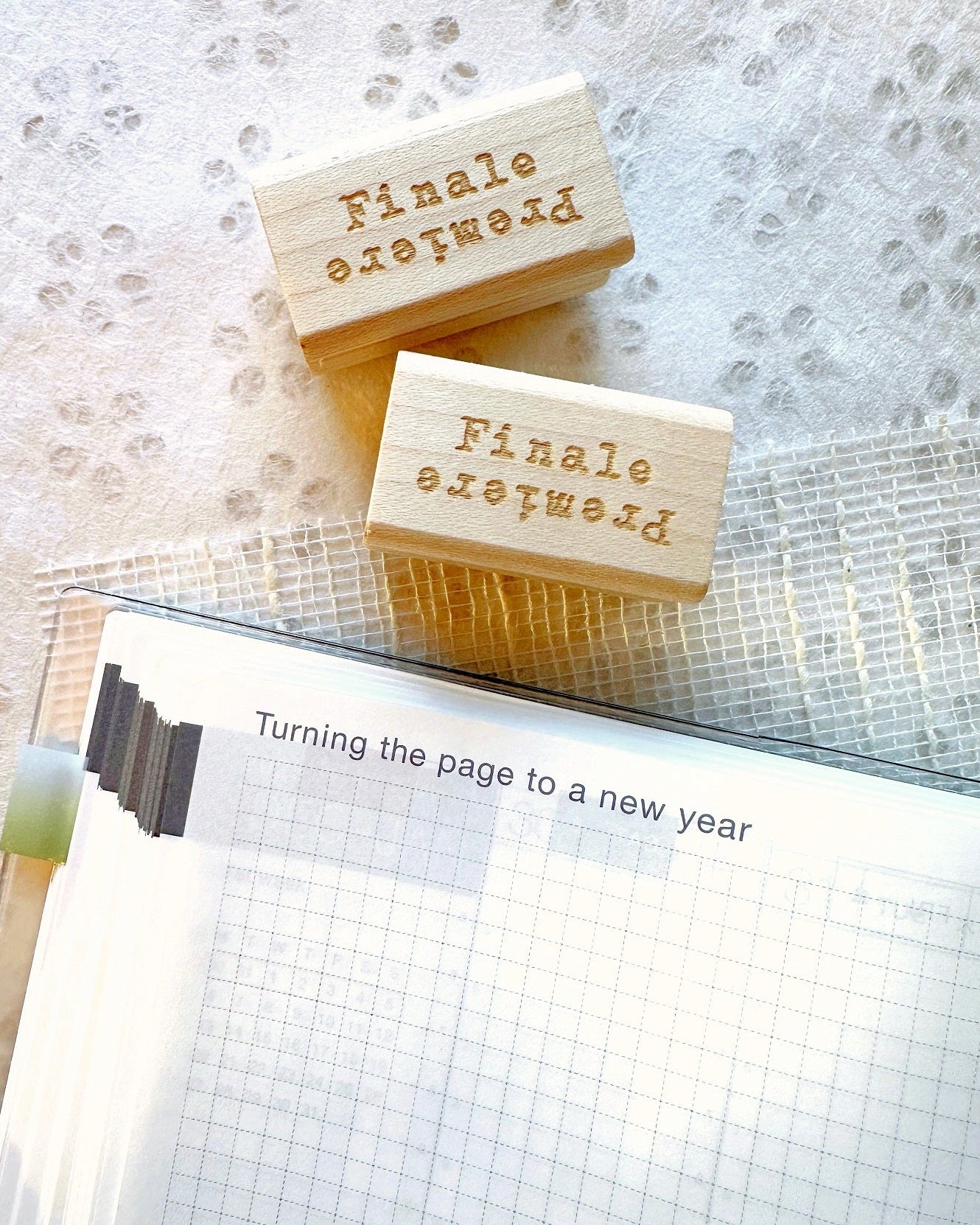 TAOthings Studio - Premiere/Finale & Episode rubber stamps (for beginnings, endings, and in betweens)