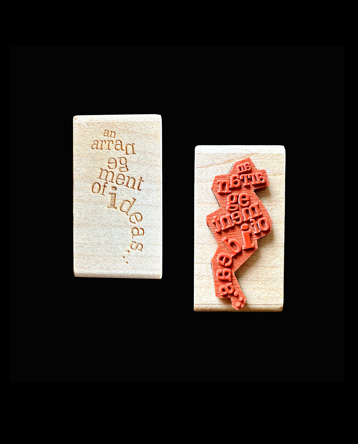 TAOthings Studio - An Arrangement of Ideas rubber stamp