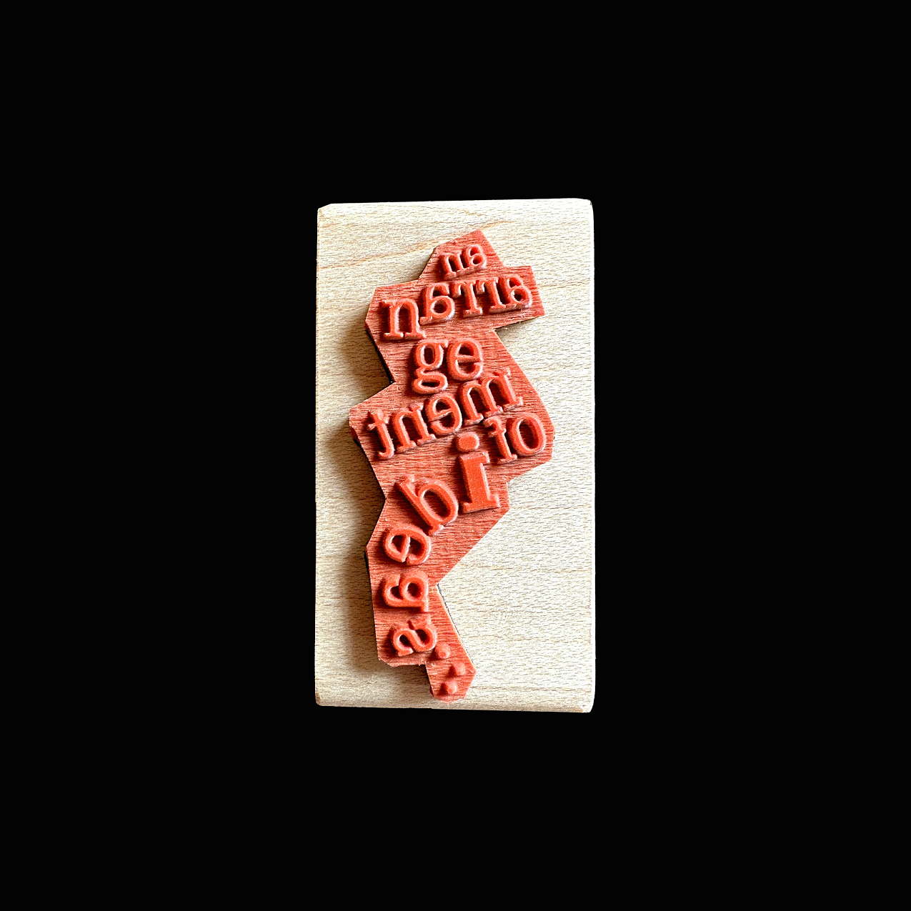 TAOthings Studio - An Arrangement of Ideas rubber stamp