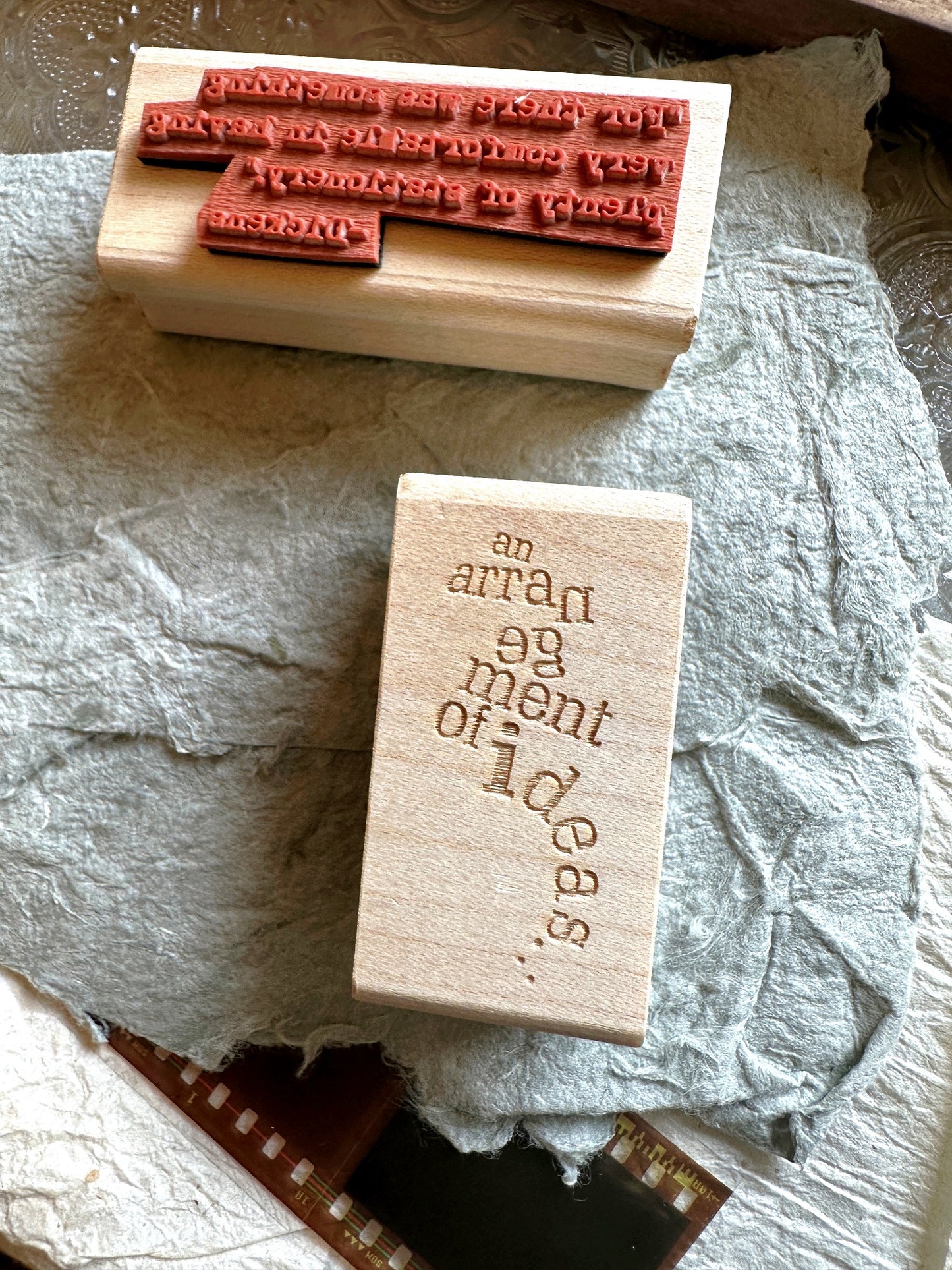 TAOthings Studio - An Arrangement of Ideas rubber stamp