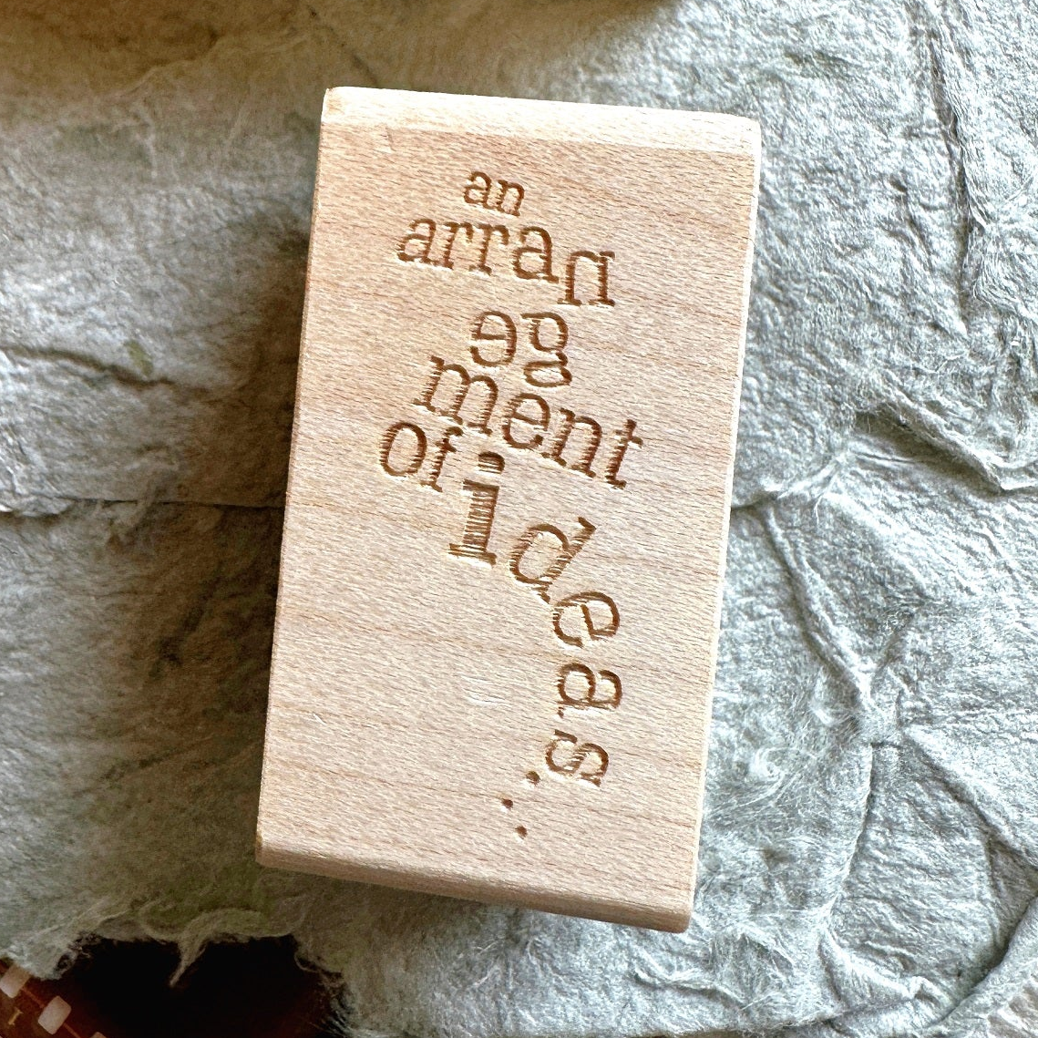 TAOthings Studio - An Arrangement of Ideas rubber stamp