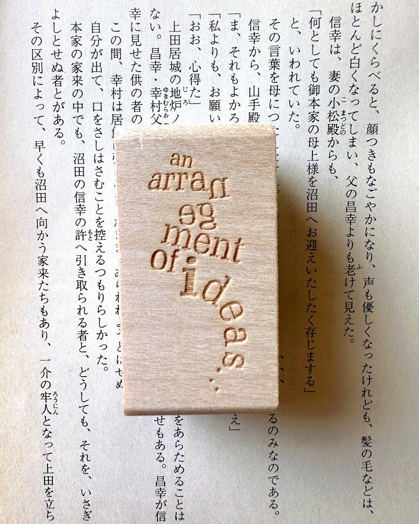 TAOthings Studio - An Arrangement of Ideas rubber stamp