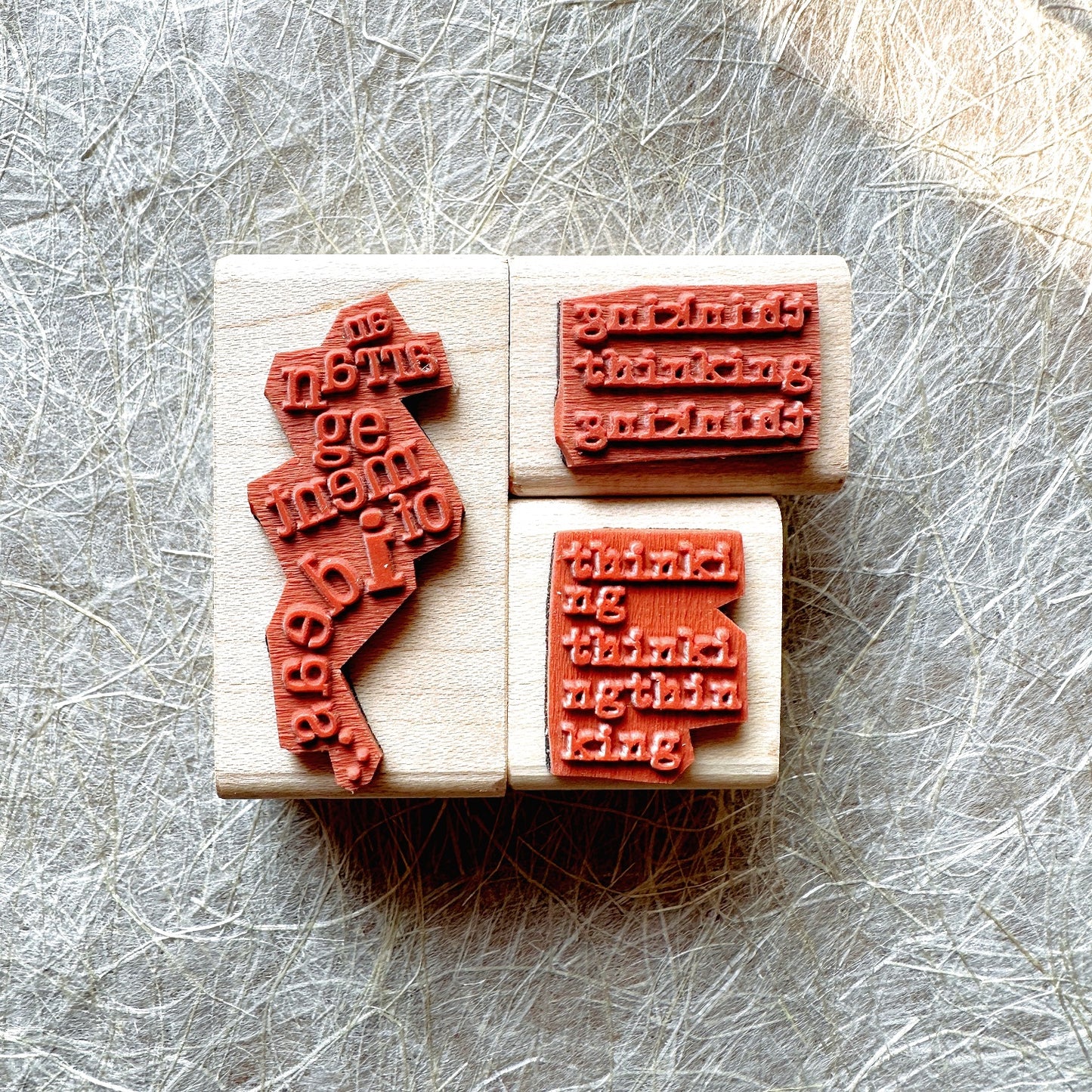 TAOthings Studio - thinking rubber stamps