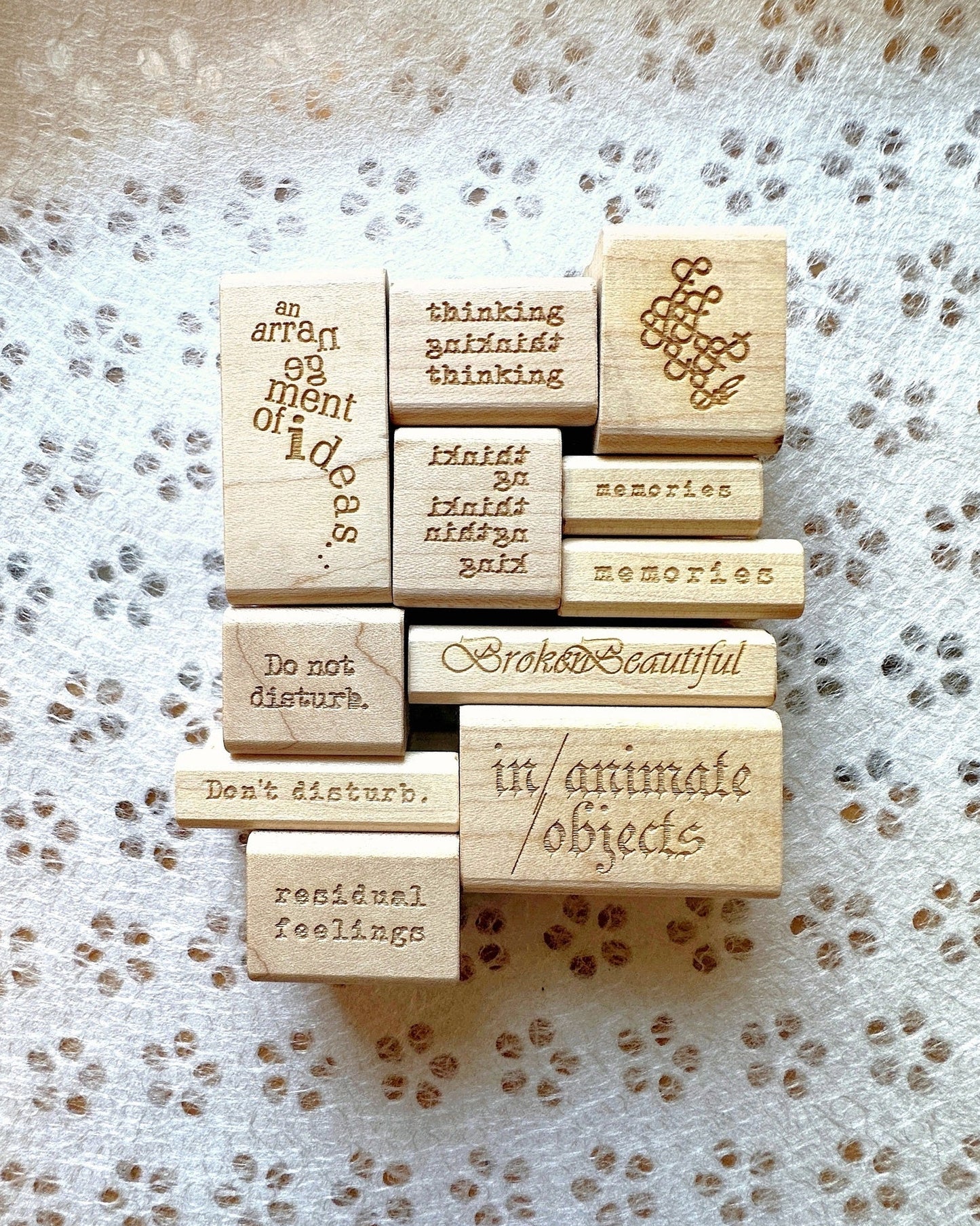 TAOthings Studio - An Arrangement of Ideas rubber stamp