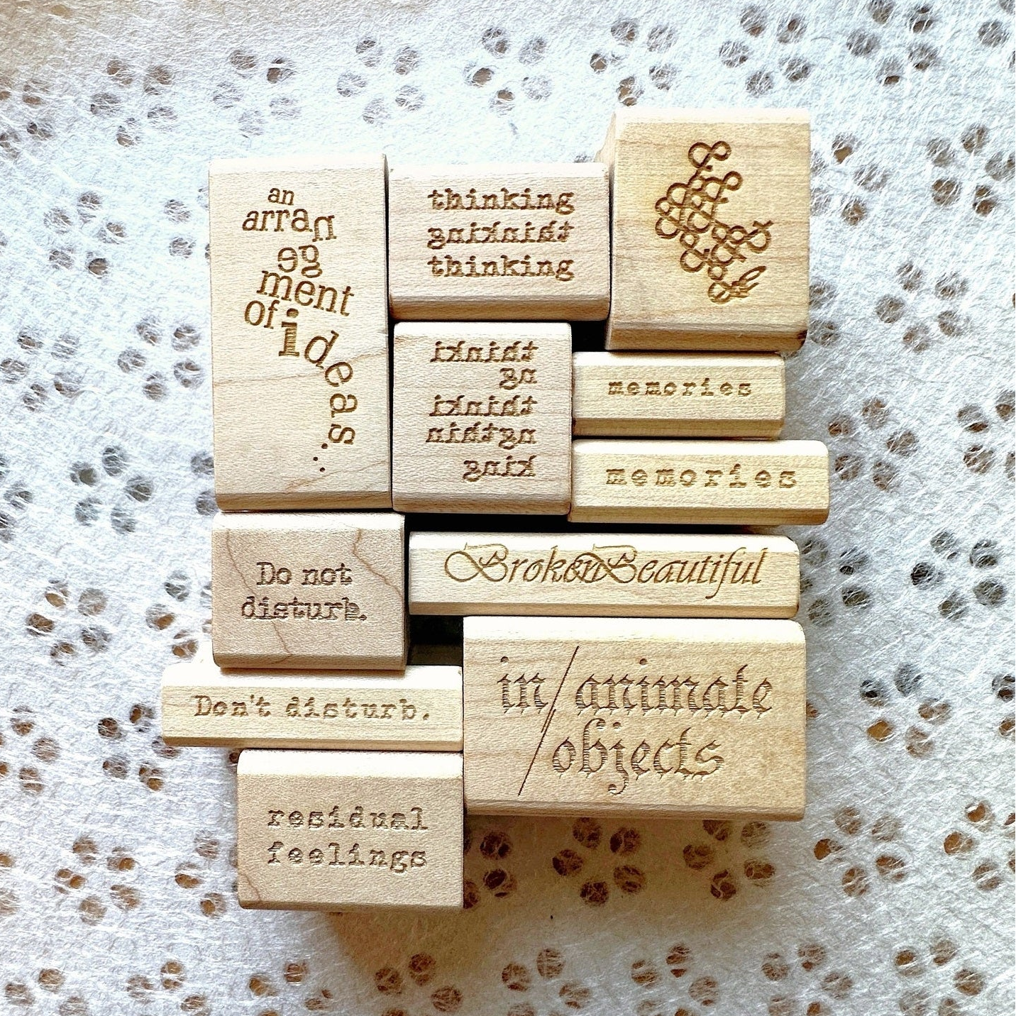 TAOthings Studio - thinking rubber stamps