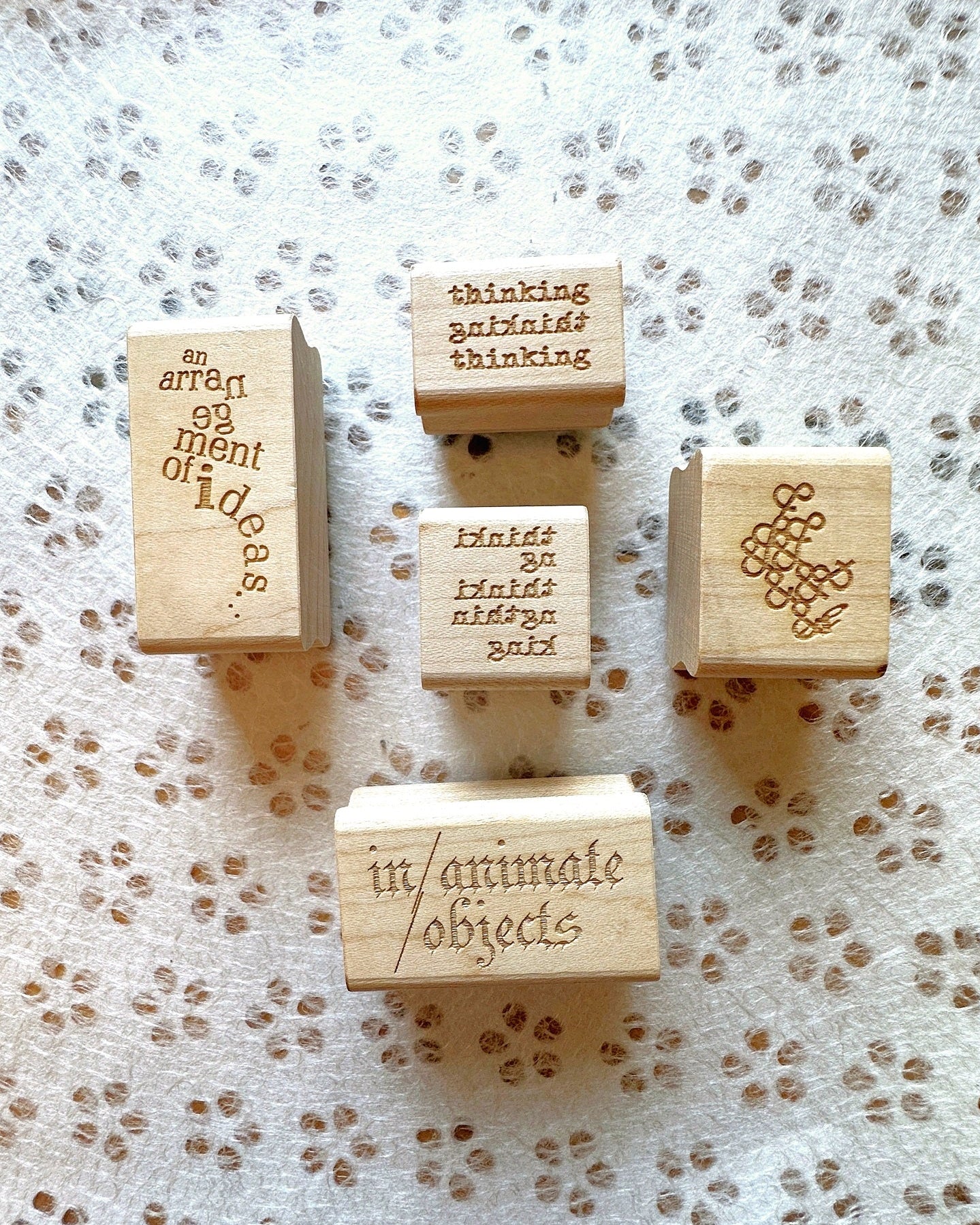 TAOthings Studio - thinking rubber stamps