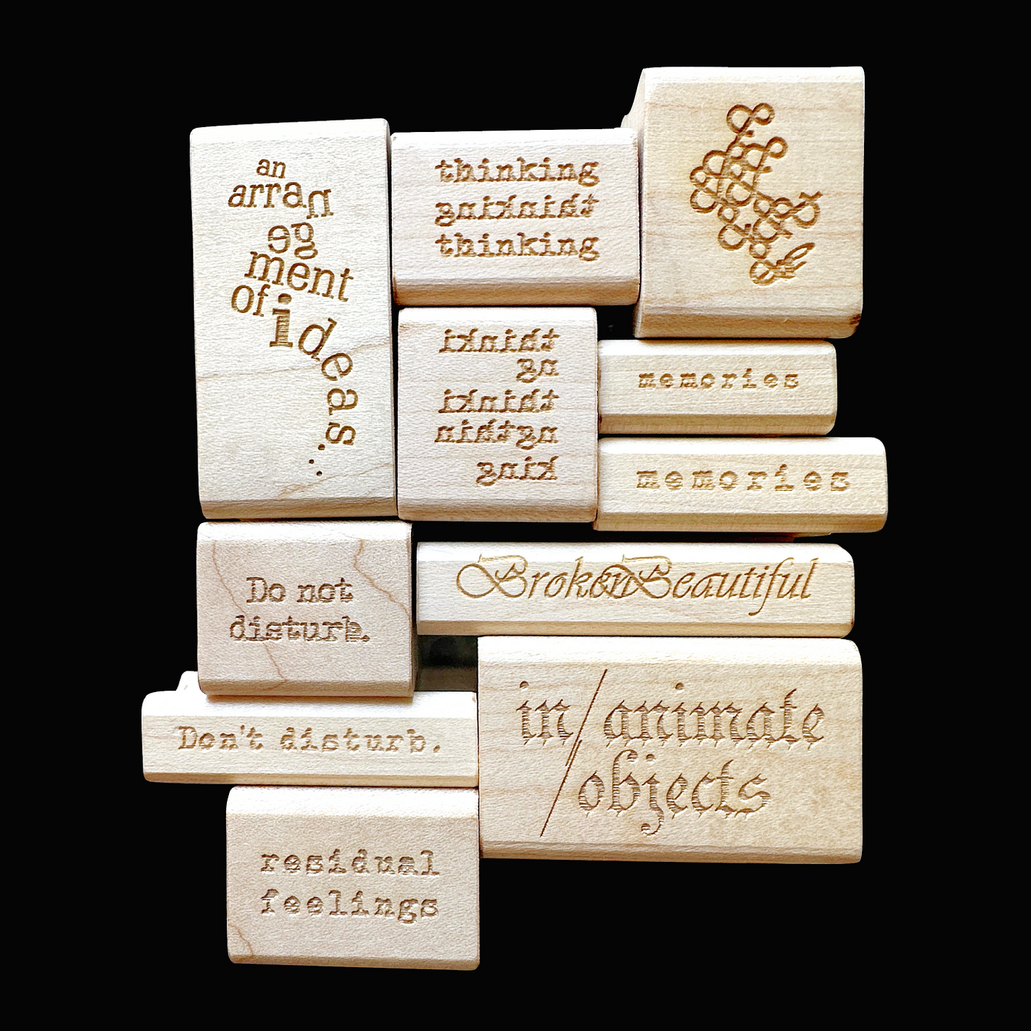 TAOthings Studio - An Arrangement of Ideas rubber stamp