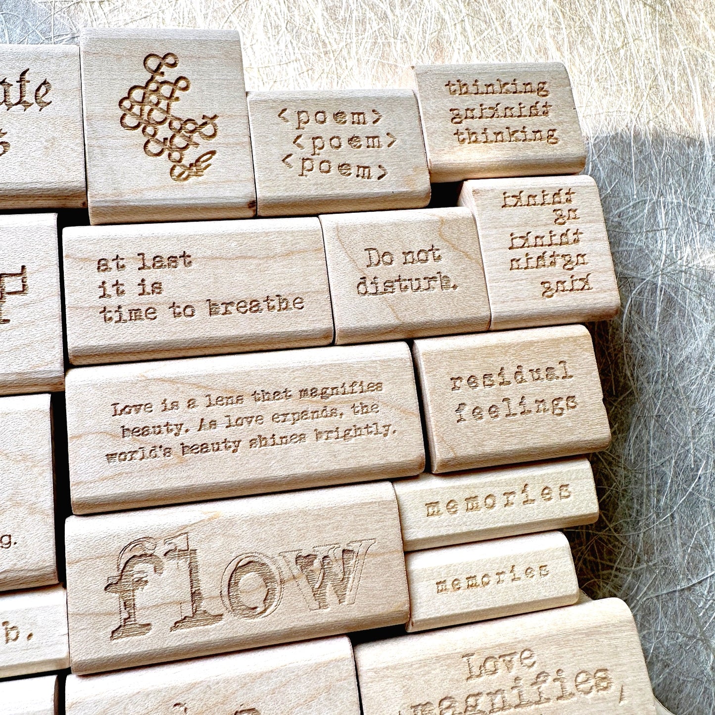 TAOthings Studio - thinking rubber stamps