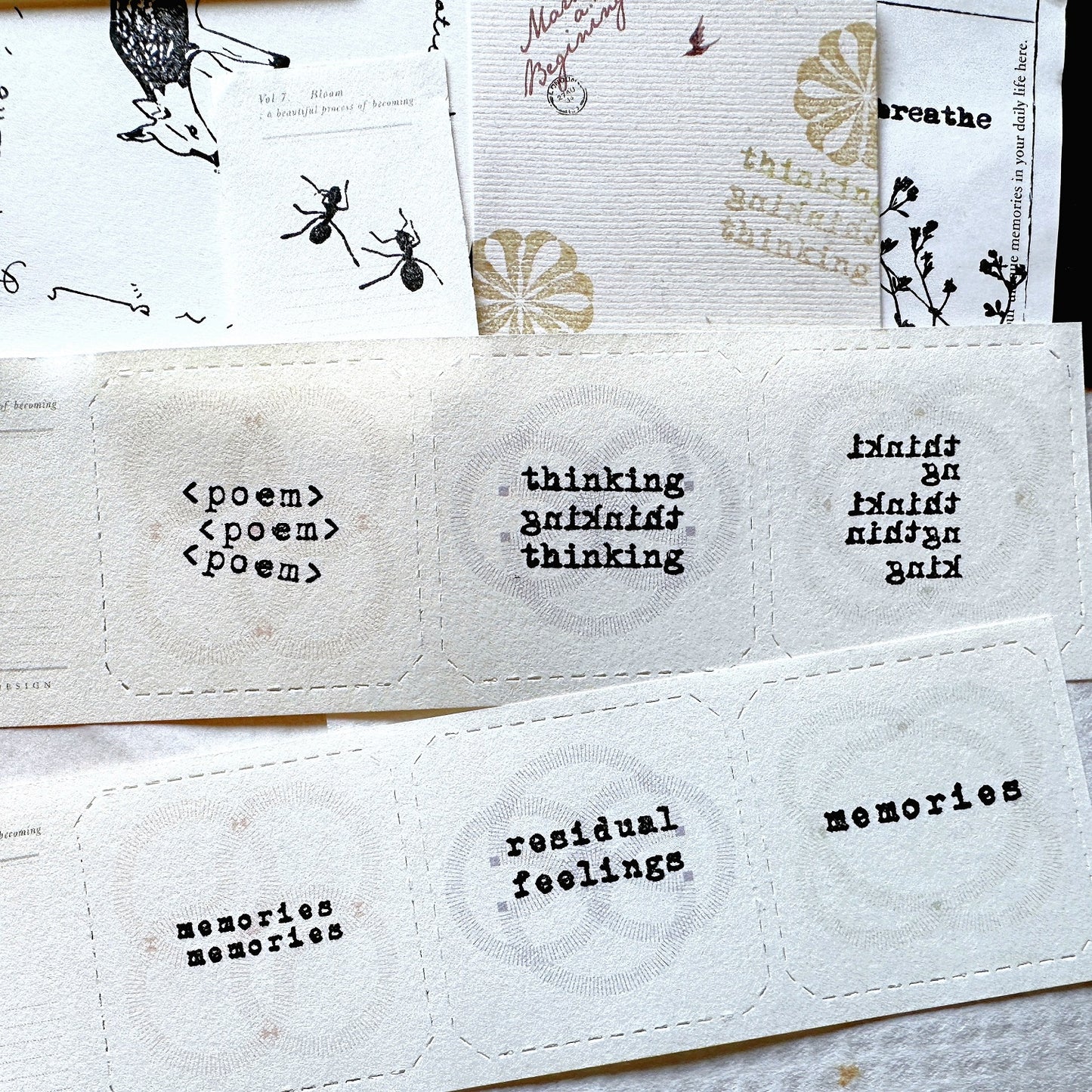 TAOthings Studio - thinking rubber stamps