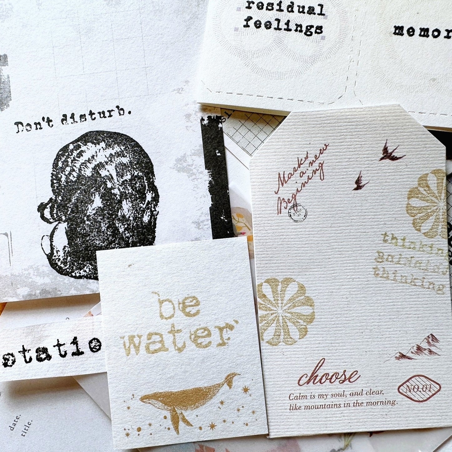 TAOthings Studio - thinking rubber stamps