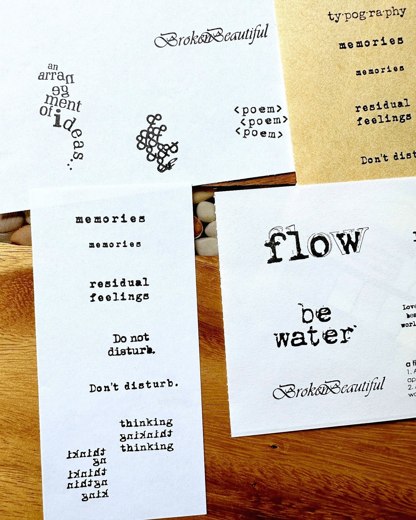 TAOthings Studio - thinking rubber stamps