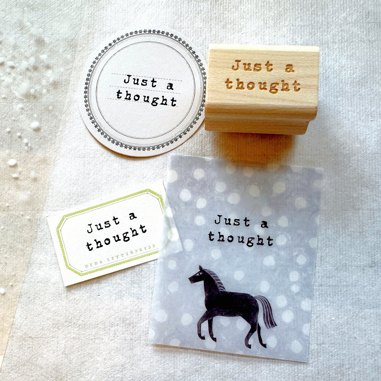TAOthings Studio - Just a Thought rubber stamp