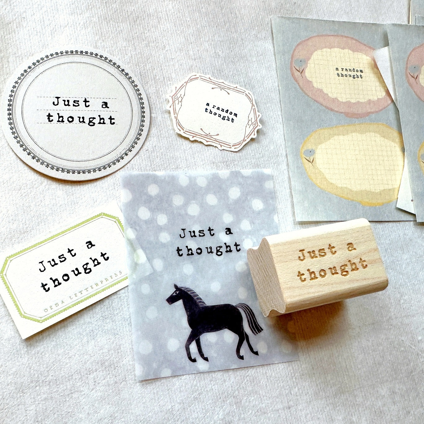TAOthings Studio - Just a Thought rubber stamp