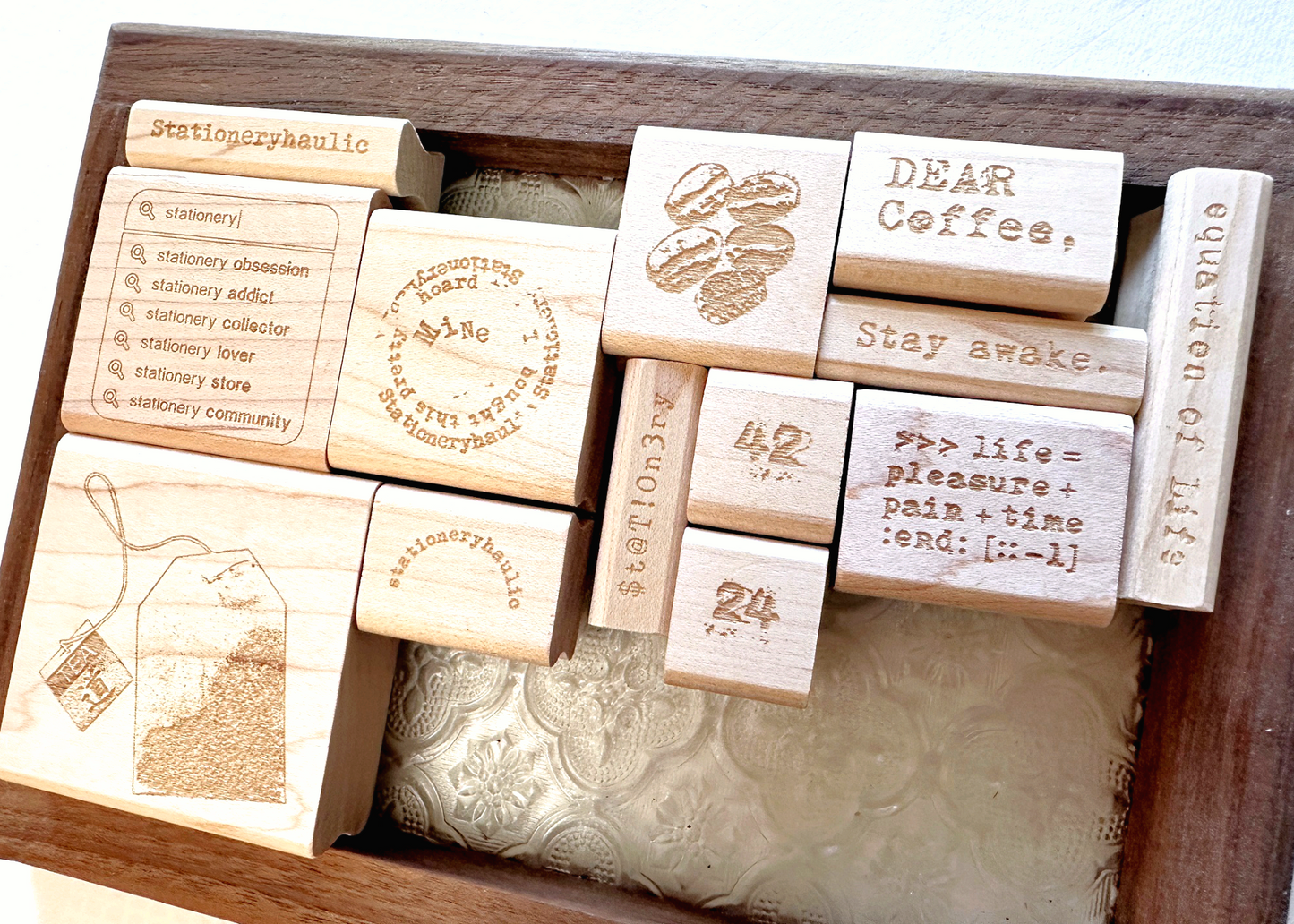 TAOthings Studio - Pythonesque & Equation of life rubber stamps