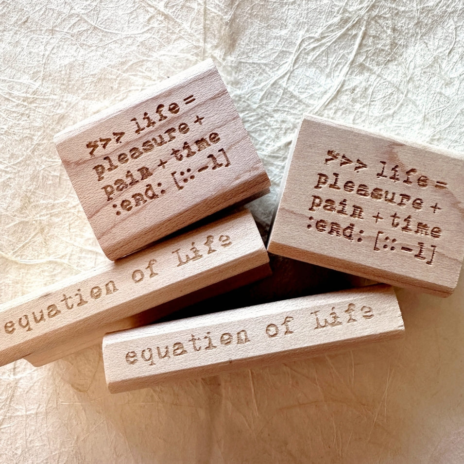 TAOthings Studio - Pythonesque & Equation of life rubber stamps