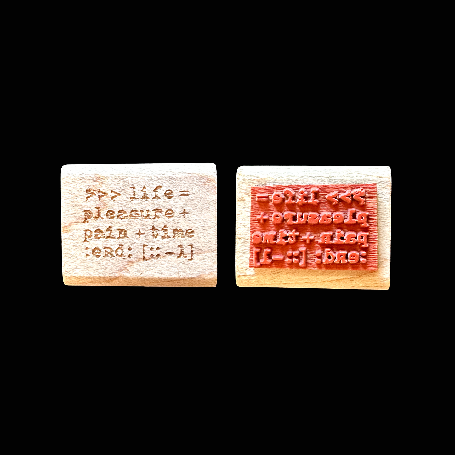TAOthings Studio - Pythonesque & Equation of life rubber stamps