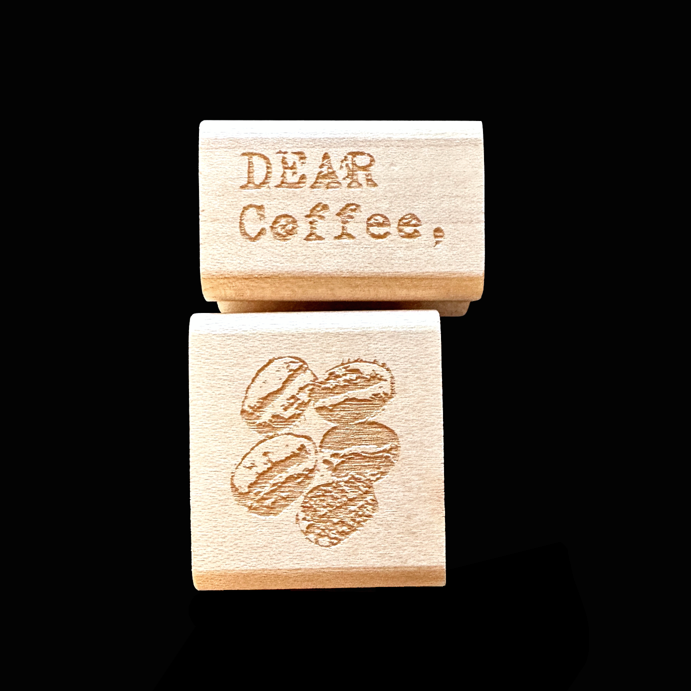 TAOthings Studio - Dear Coffee, & Coffee Beans rubber stamps