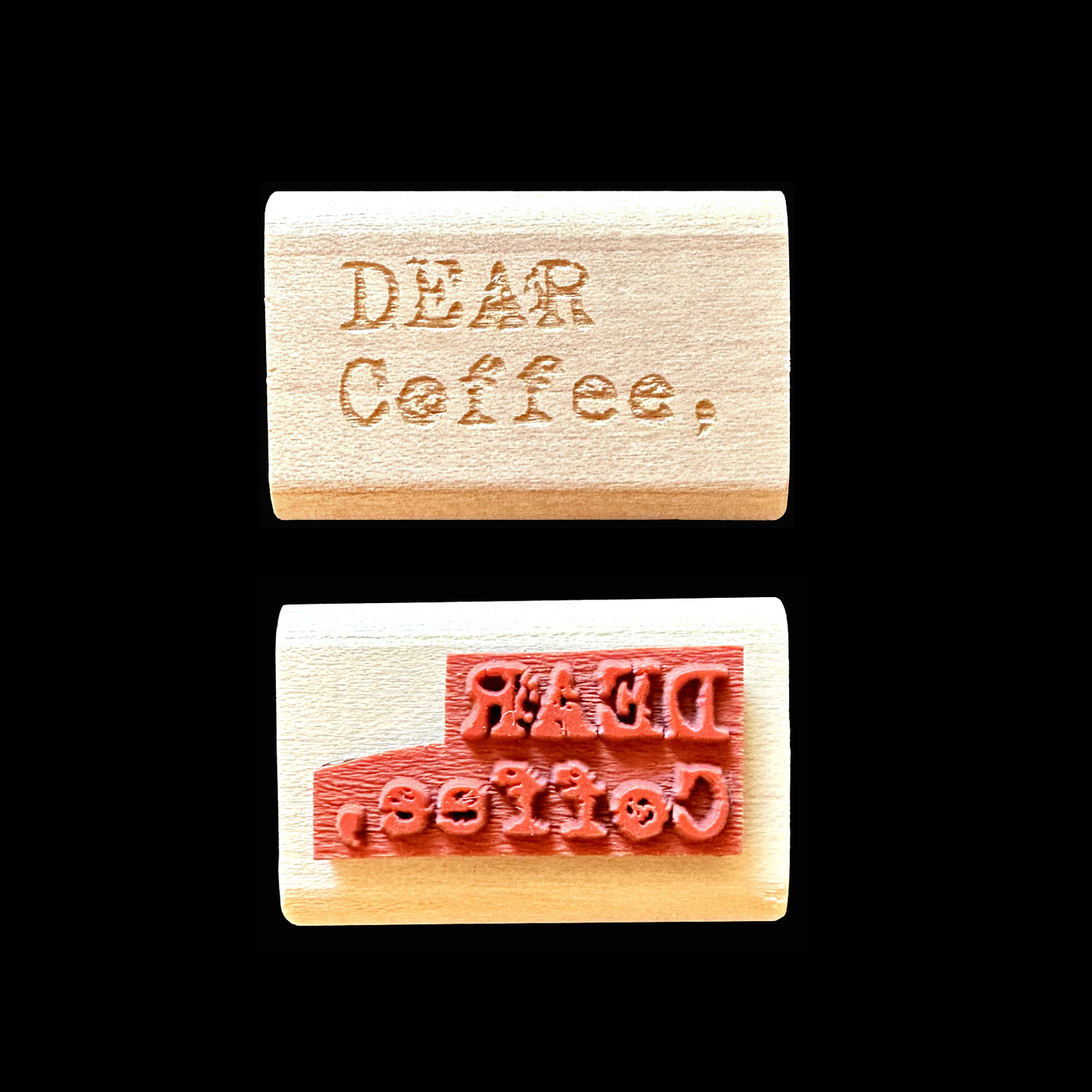 TAOthings Studio - Dear Coffee, & Coffee Beans rubber stamps
