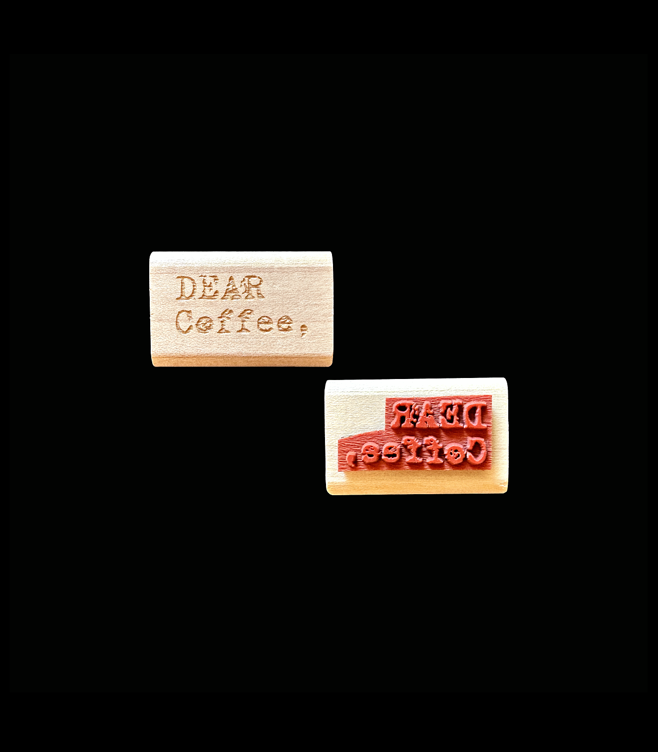 TAOthings Studio - Dear Coffee, & Coffee Beans rubber stamps
