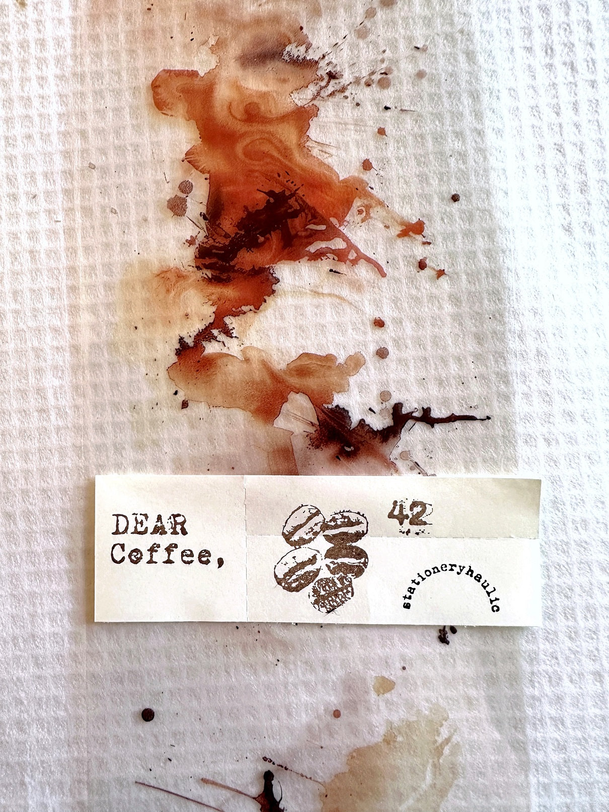 TAOthings Studio - Dear Coffee, & Coffee Beans rubber stamps