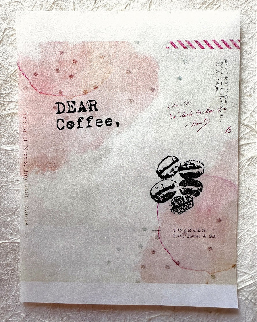 TAOthings Studio - Dear Coffee, & Coffee Beans rubber stamps