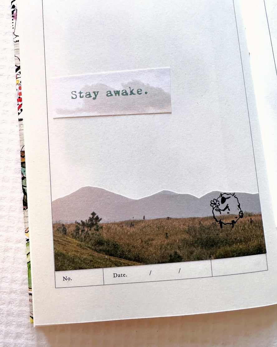 TAOthings Studio - Stay awake. rubber stamp