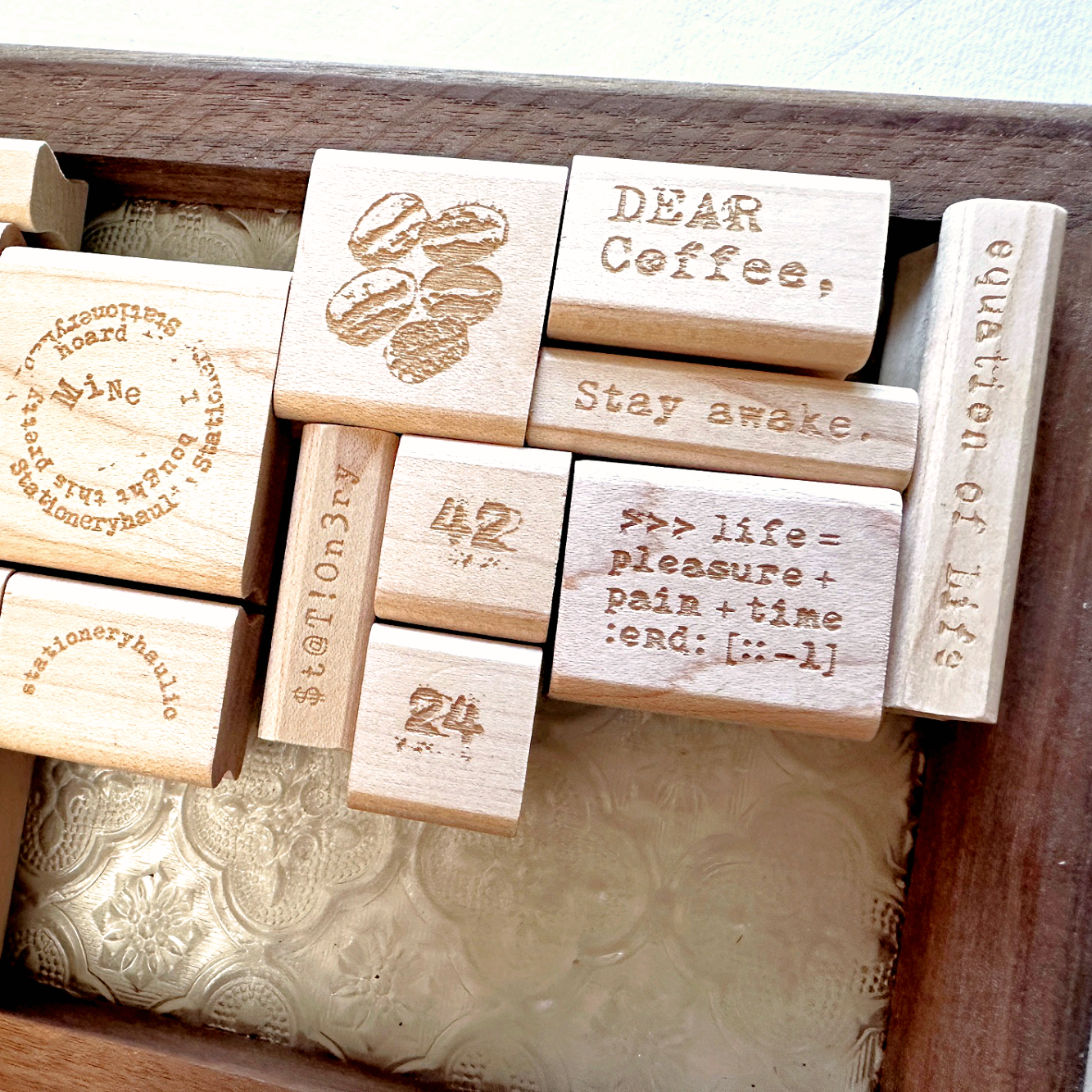 TAOthings Studio - Pythonesque & Equation of life rubber stamps