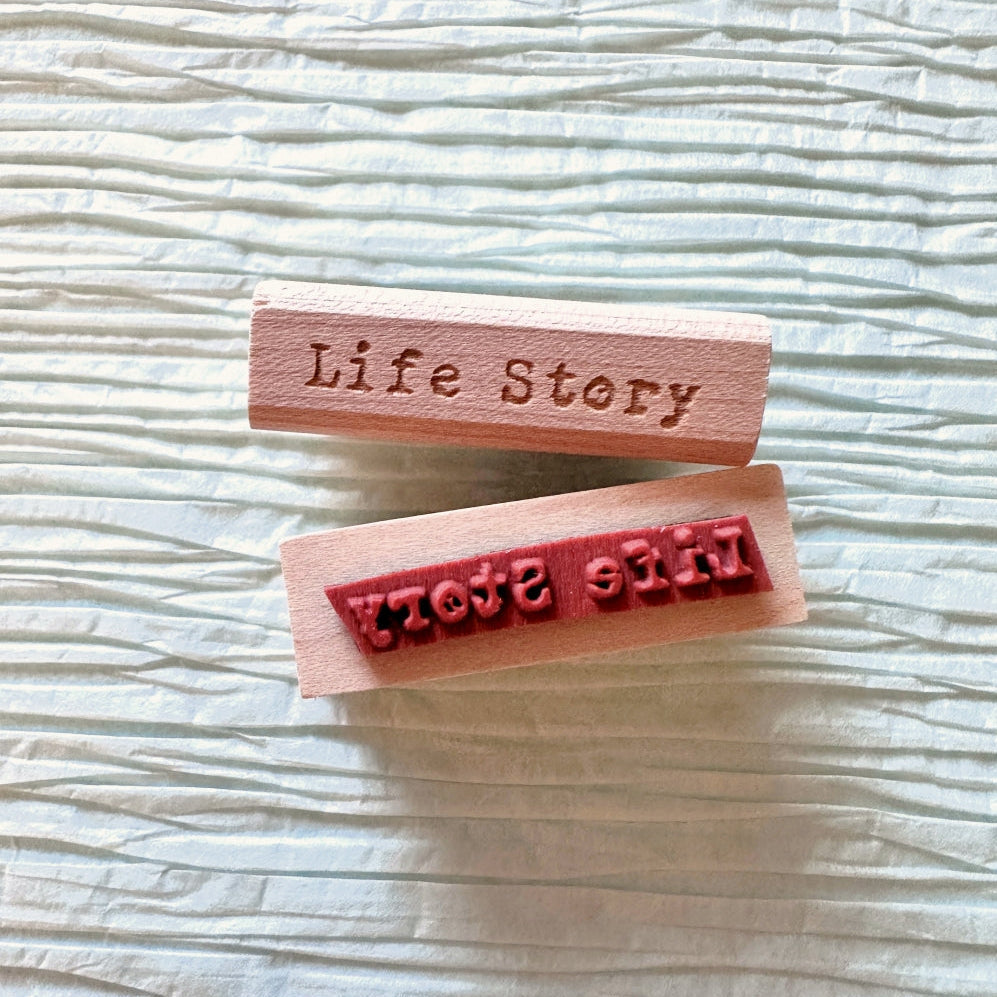 TAOthings Studio - Life Story rubber stamp