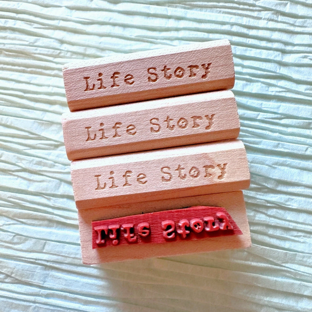 TAOthings Studio - Life Story rubber stamp