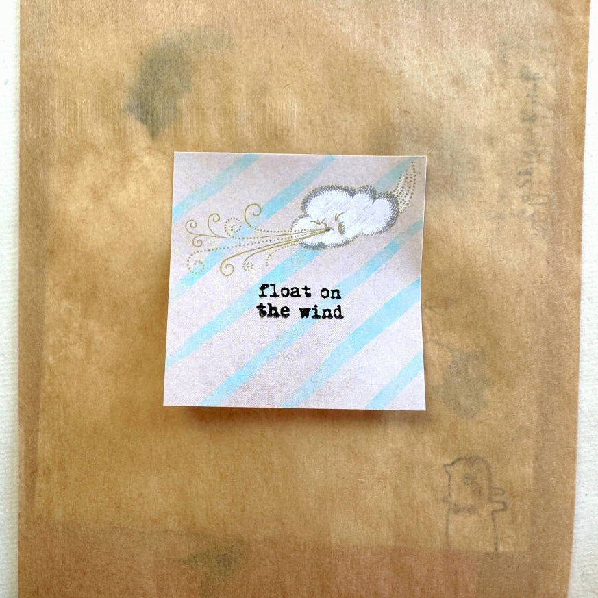 TAOthings Studio - Listen to the rain / Float on the wind rubber stamps (mini-size)