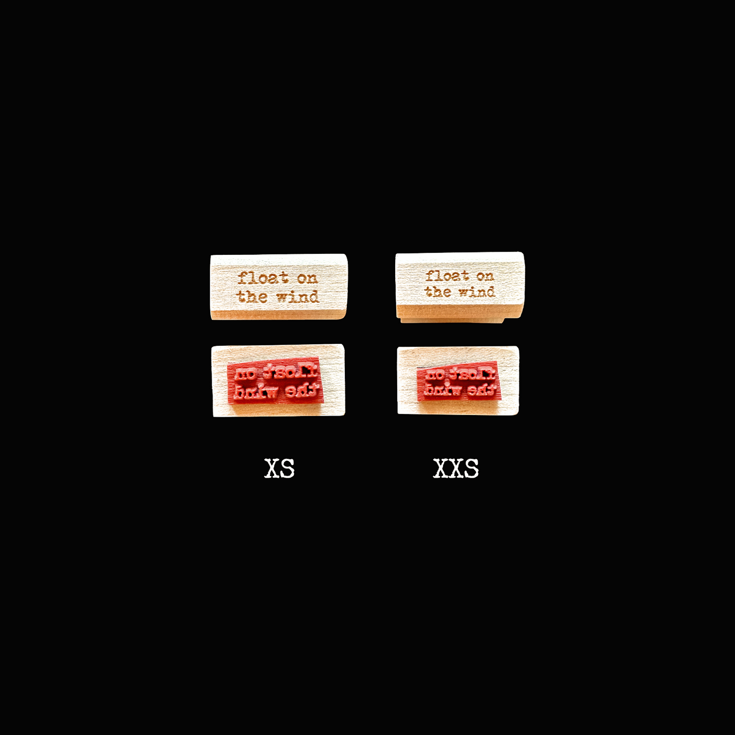 TAOthings Studio - Listen to the rain / Float on the wind rubber stamps (mini-size)