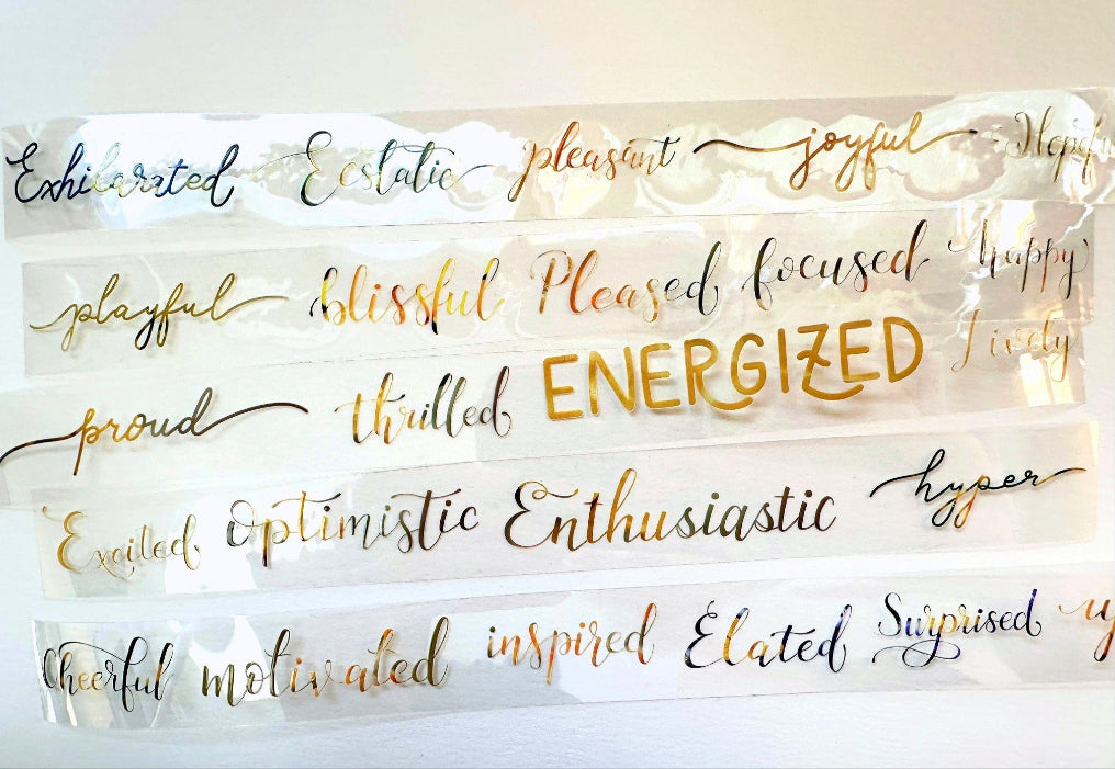 J.A.B. Design - Emotional Harmony PET tape SAMPLES