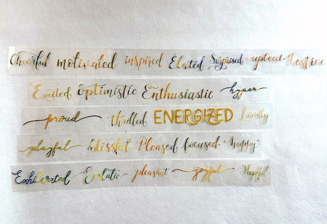 J.A.B. Design - Emotional Harmony PET tape SAMPLES