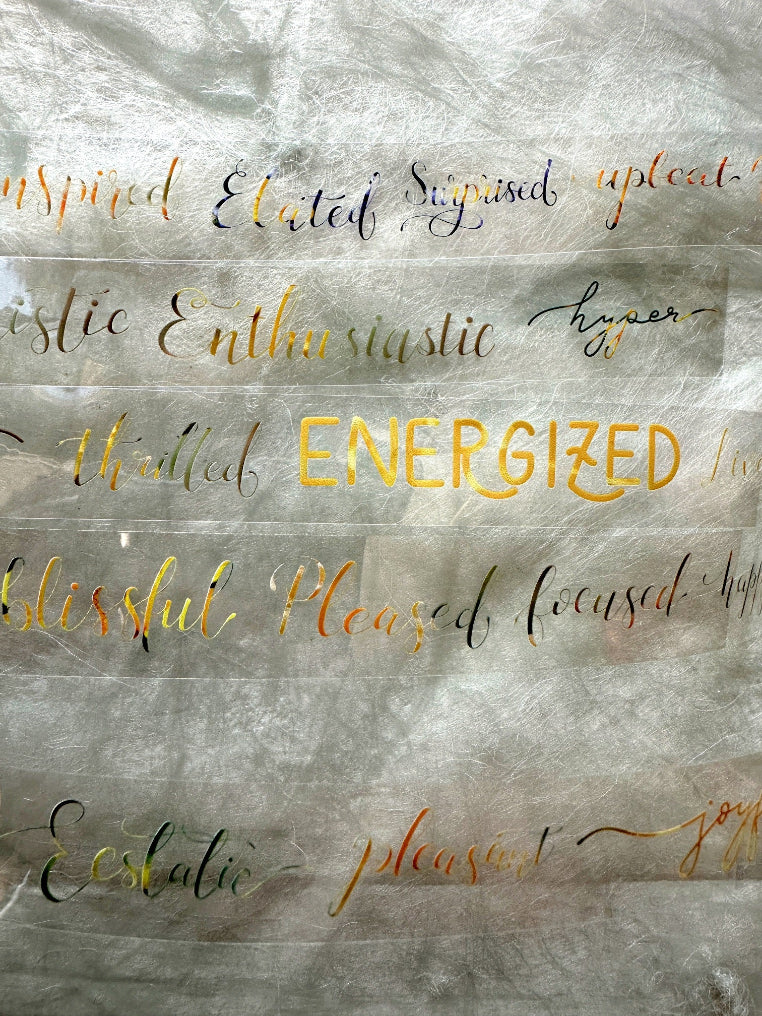 J.A.B. Design - Emotional Harmony PET tape SAMPLES