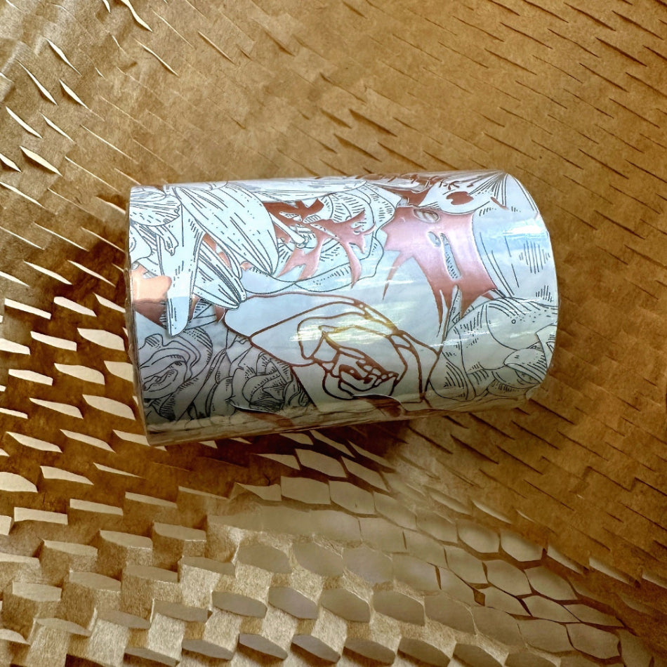 J.A.B. Design - Wedding Flowers rose-gold PET tape SAMPLES