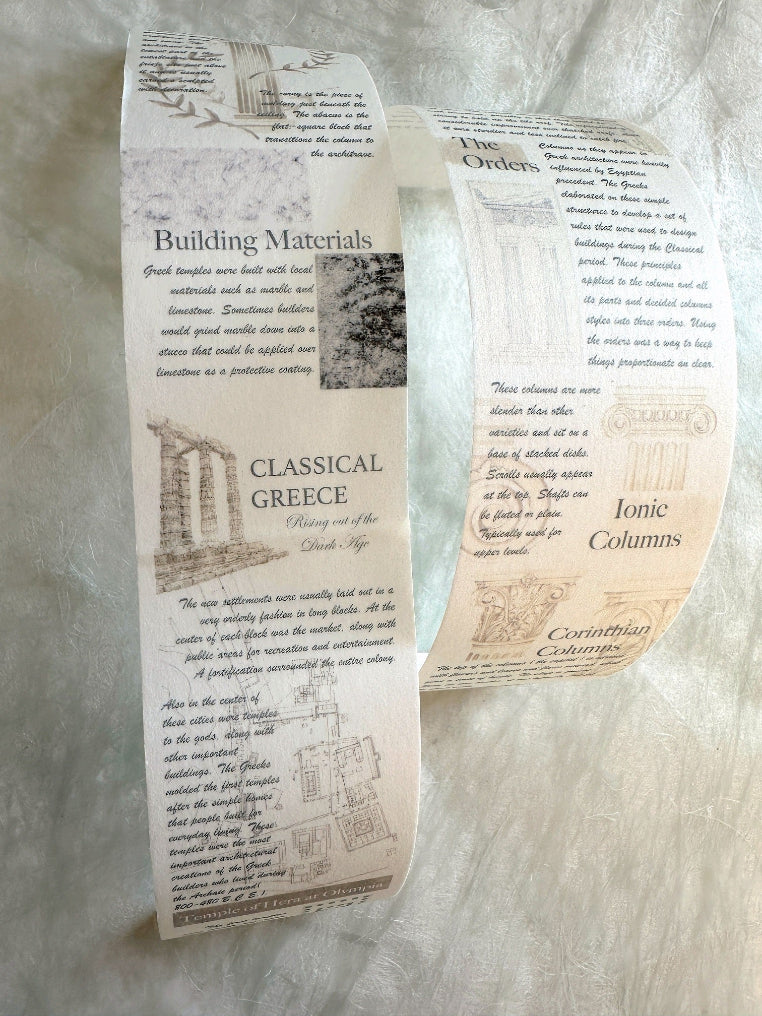 J.A.B. Design - Lost in Architecture: Ancient Greece washi tape SAMPLES