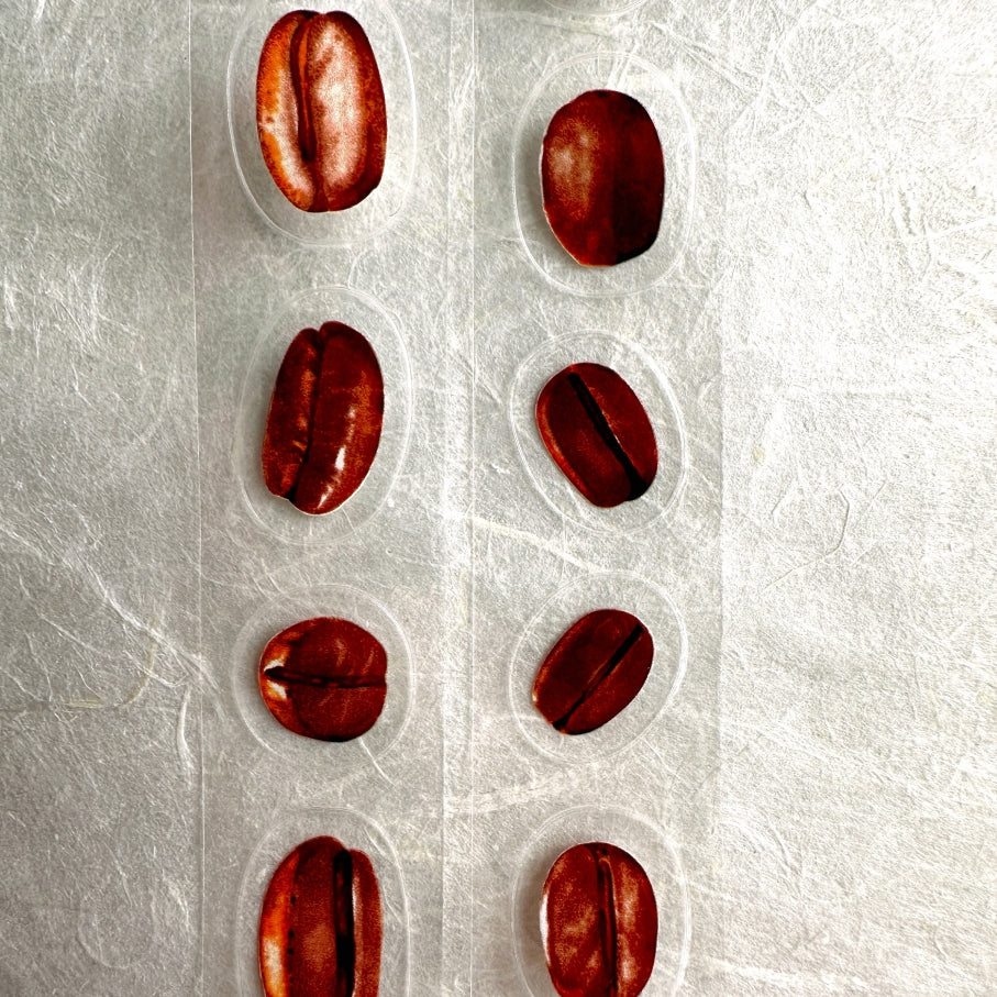 J.A.B. Design - Coffee Beans kiss-cut PET tape SAMPLES