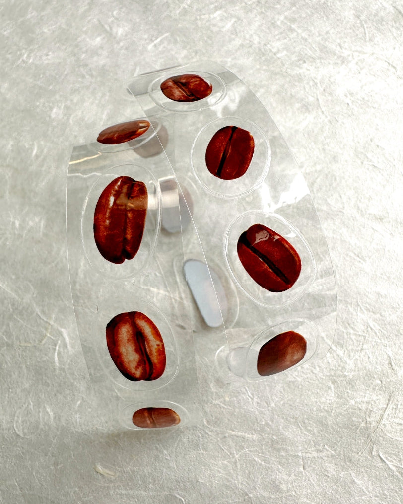 J.A.B. Design - Coffee Beans kiss-cut PET tape SAMPLES