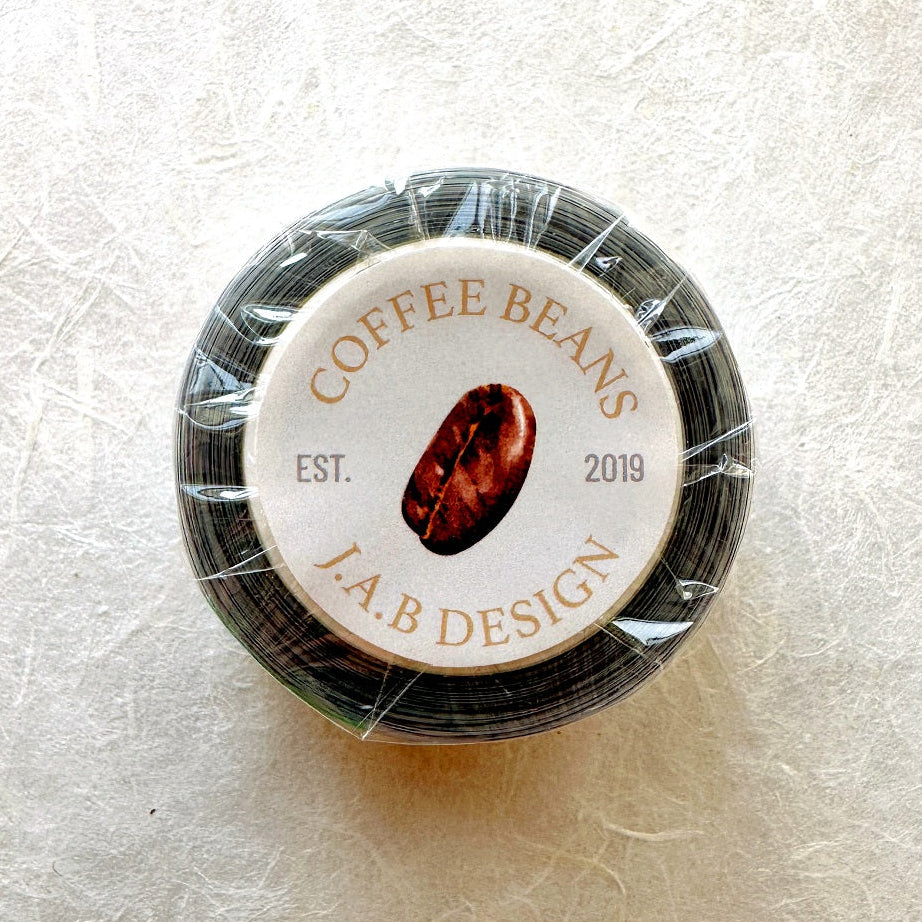 J.A.B. Design - Coffee Beans kiss-cut PET tape SAMPLES