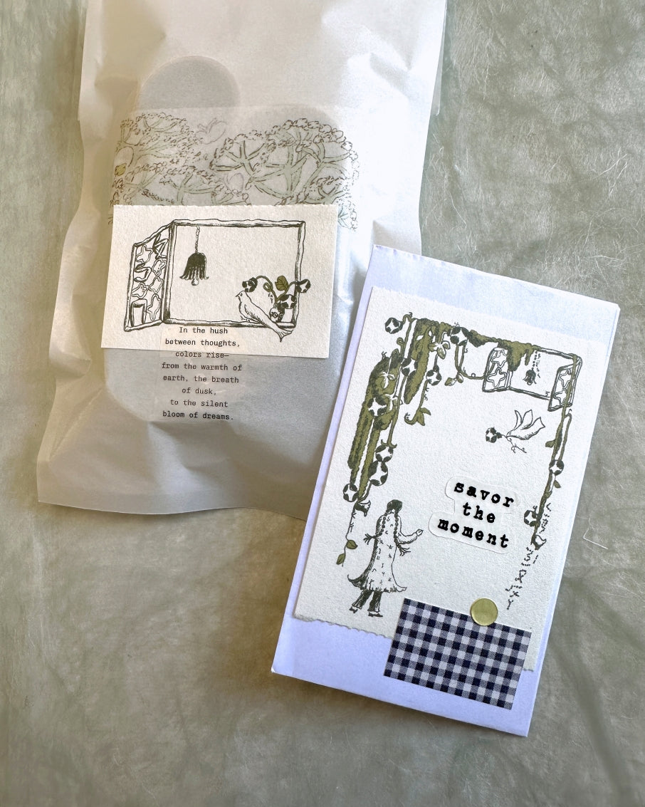 misshoegg - Memory Flower Shadow washi tape SAMPLES